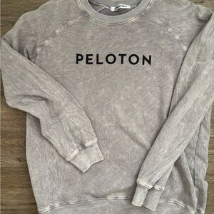 Peloton Heather Gray Crewneck Sweater
